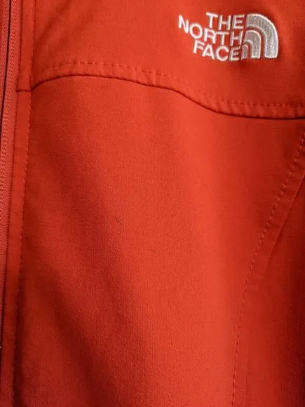 Ladies The North Face Orange Jacket Size Small S 8 10 Lightweight Bright *Faulty - Picture 12 of 16
